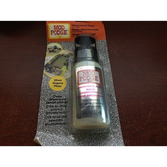 Mod Podge Dimensional magic 2 fl oz Silver Argent Plata CS11291 - Picture 8 of 11
